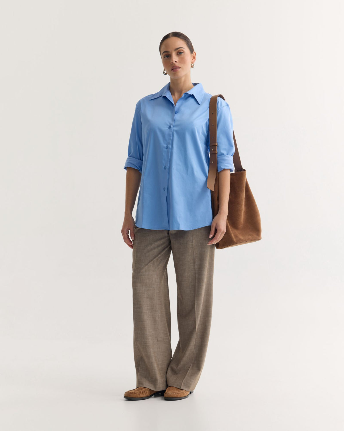 Hailey Oversize Cotton Shirt WOMENS SHIRTS