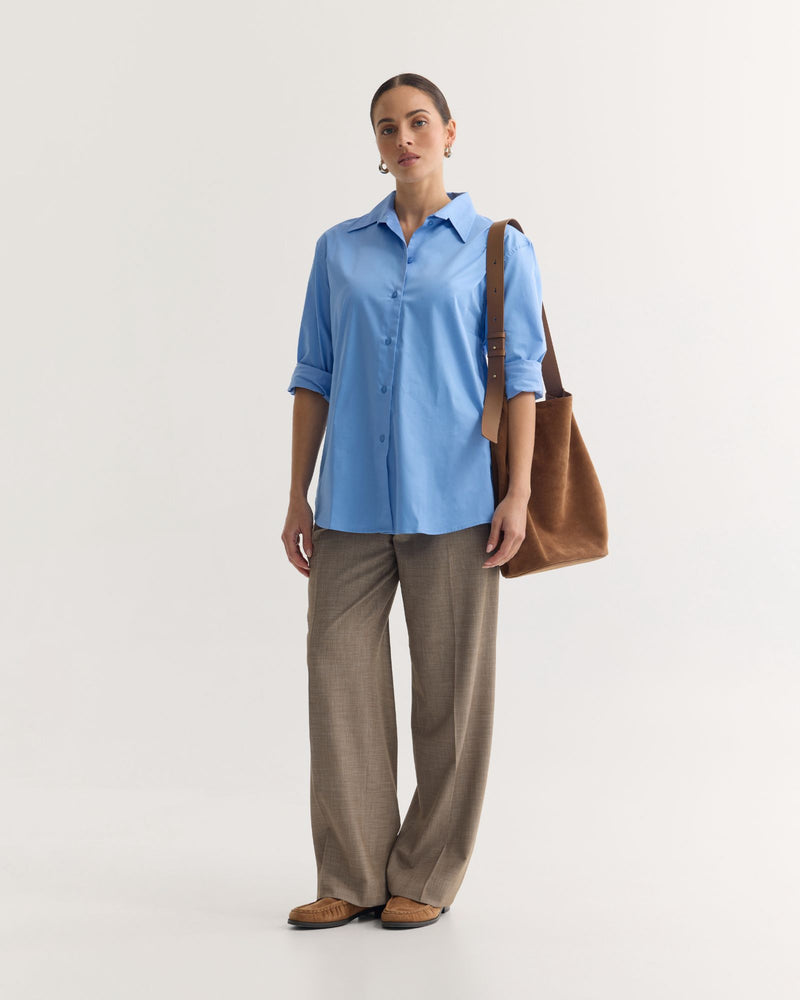 Hailey Oversize Cotton Shirt WOMENS SHIRTS