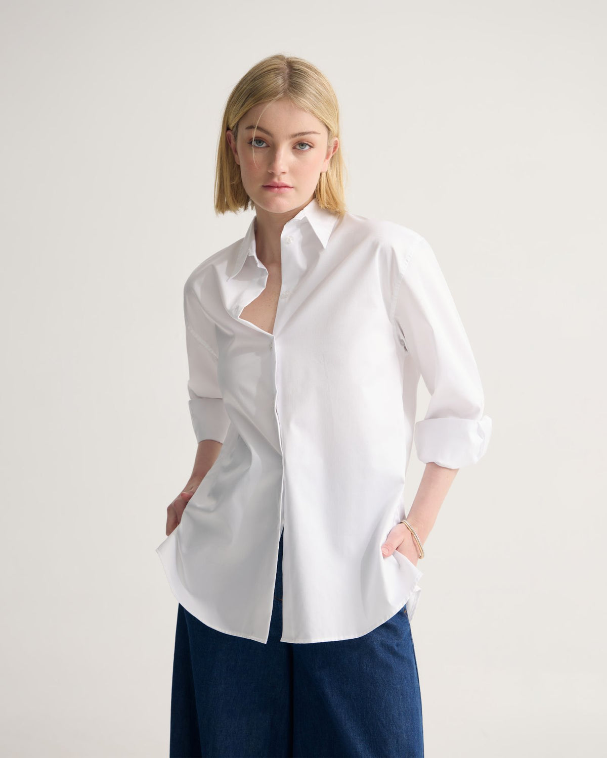 Hailey Oversize Cotton Shirt WOMENS SHIRTS
