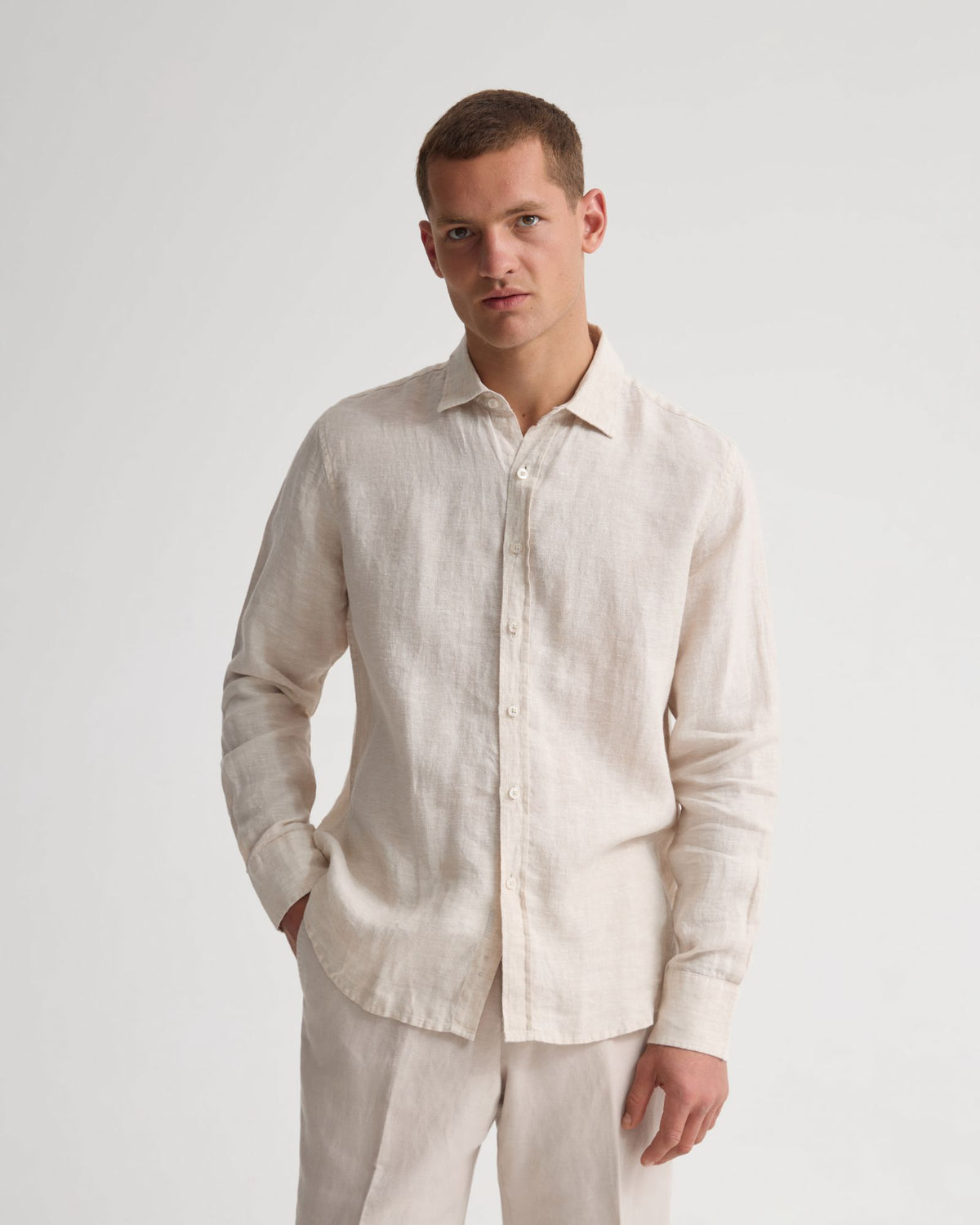 Cooper Ls Organic Linen Shirt MENS SHIRTS
