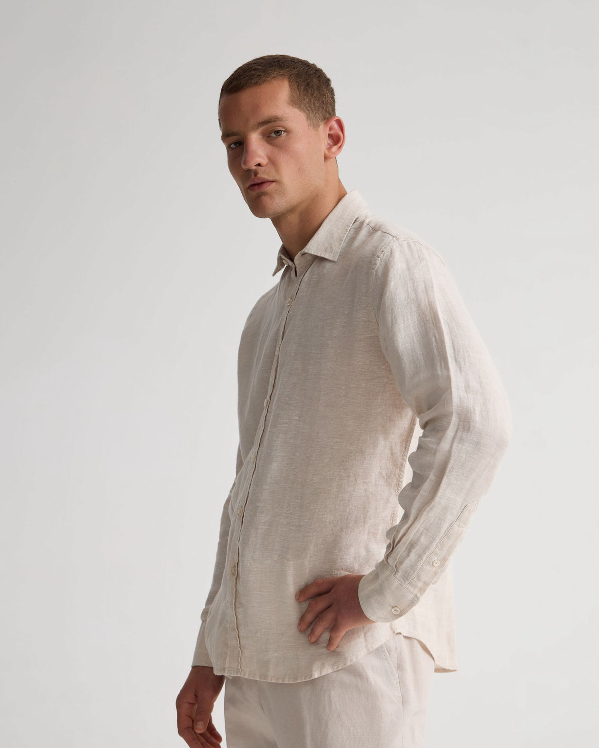 Cooper Ls Organic Linen Shirt MENS SHIRTS