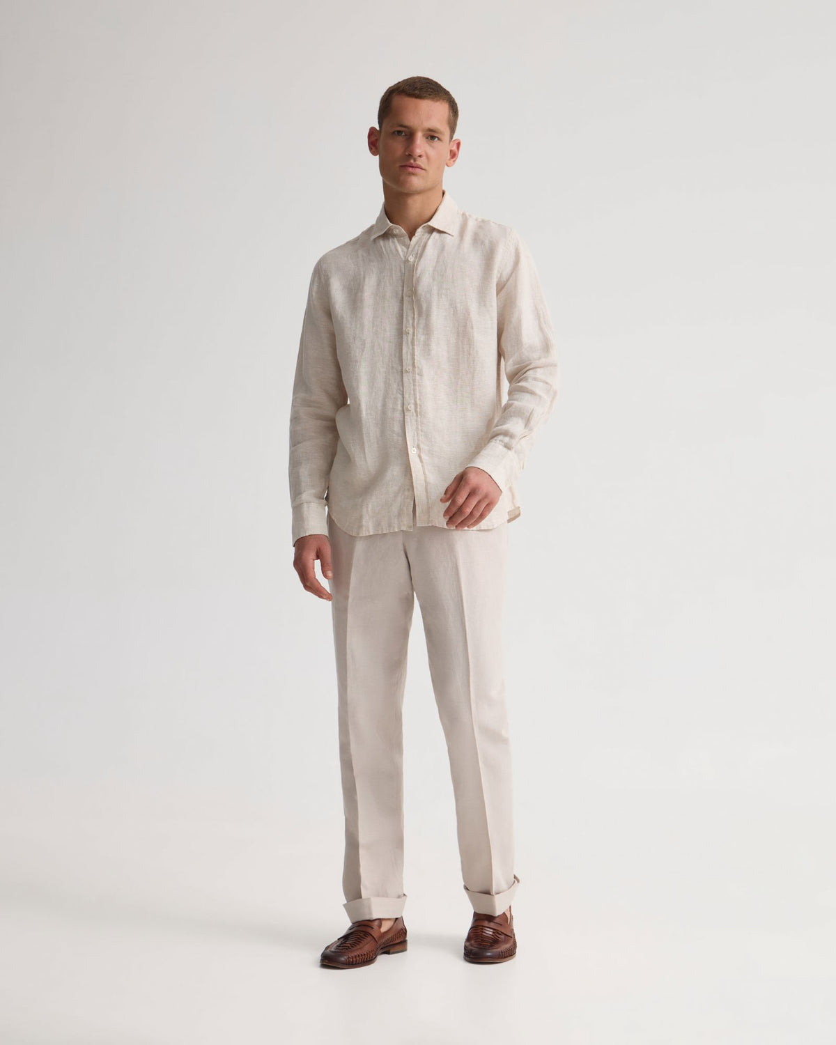 Cooper Ls Organic Linen Shirt MENS SHIRTS