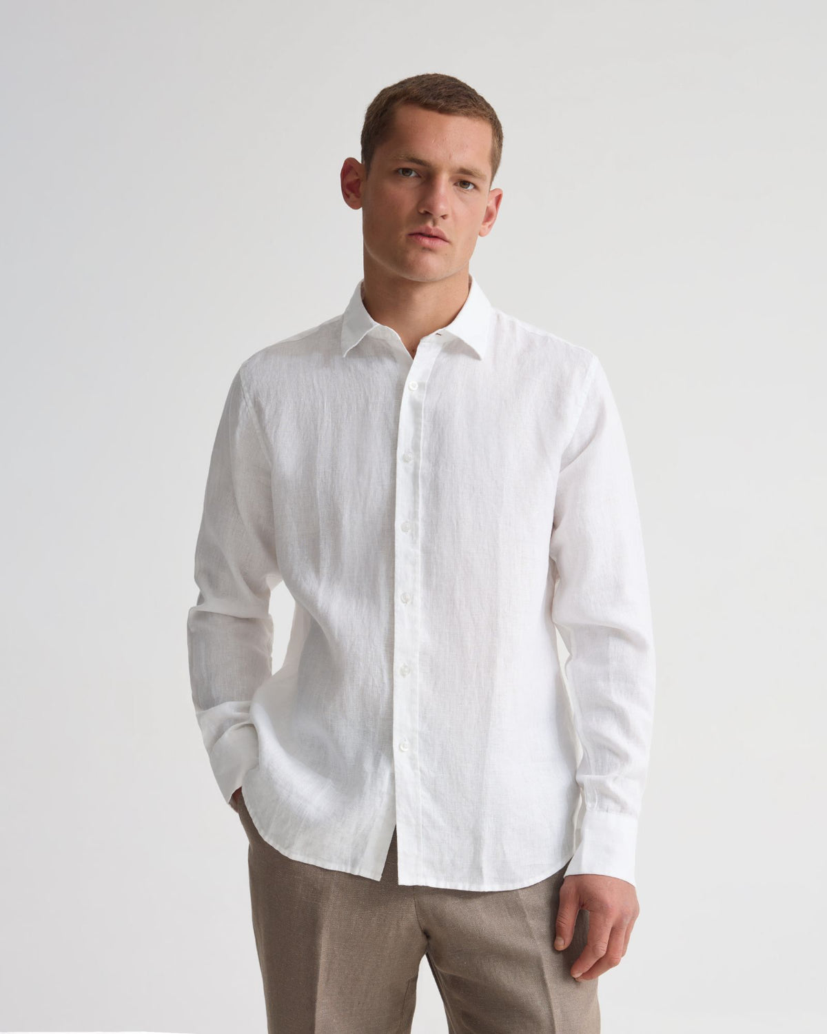 Cooper Ls Organic Linen Shirt MENS SHIRTS