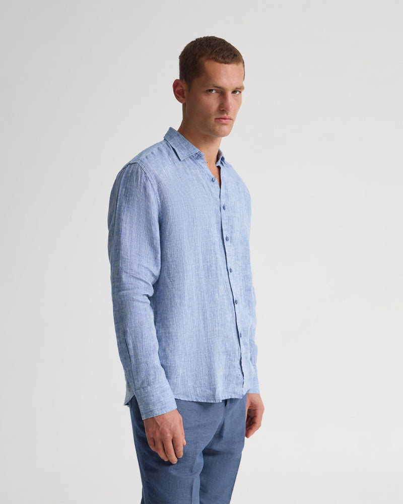 Cooper French Linen Long Sleeve Shirt MENS SHIRTS