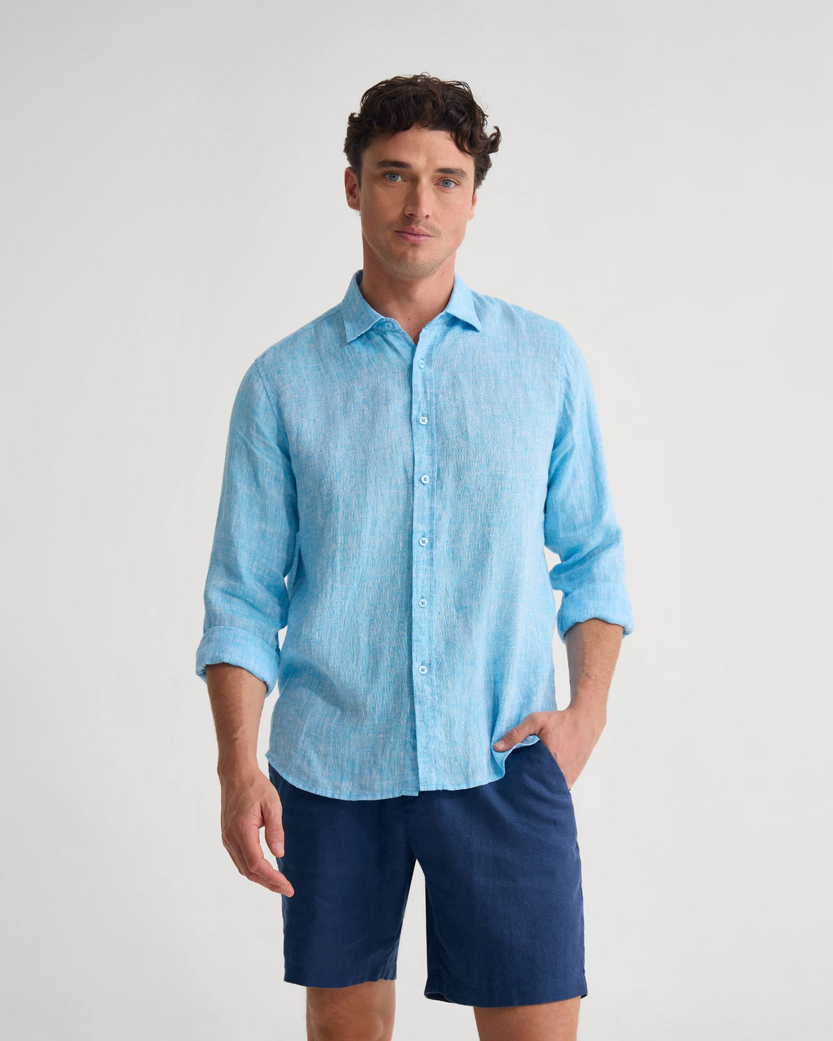 Cooper Ls European Linen Shirt MENS SHIRTS