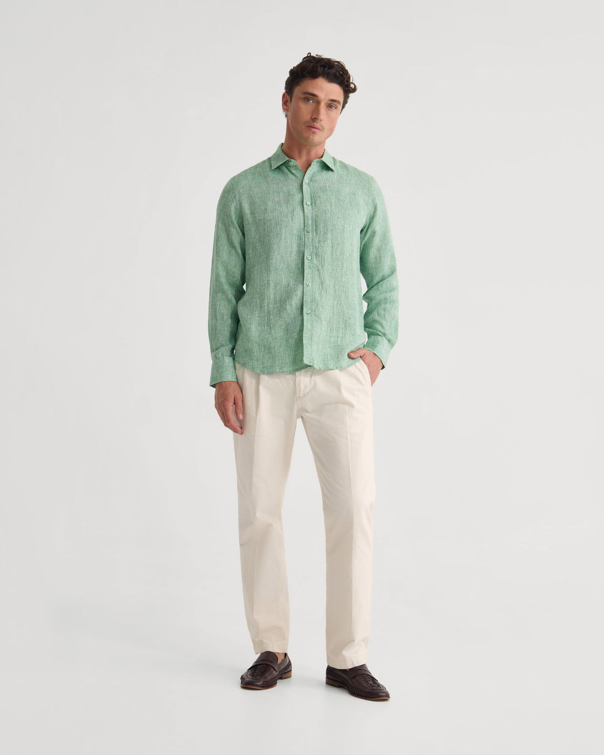 Cooper Ls European Linen Shirt MENS SHIRTS
