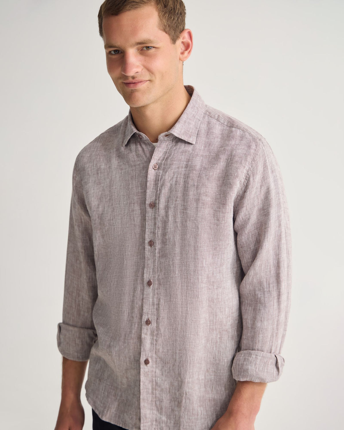 Cooper Ls European Linen Shirt MENS SHIRTS