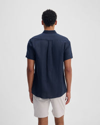 Leyton French Linen Short Sleeve Shirt MENS SHIRTS