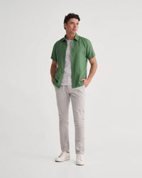 Leyton French Linen Short Sleeve Shirt MENS SHIRTS