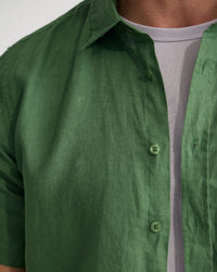 Leyton French Linen Short Sleeve Shirt MENS SHIRTS