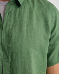 Leyton French Linen Short Sleeve Shirt MENS SHIRTS