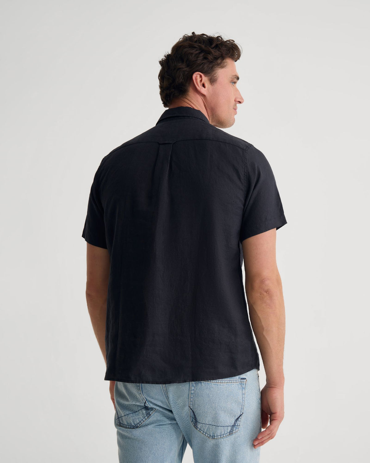 Leyton Organic Linen Shirt - Short Sleeve MENS SHIRTS