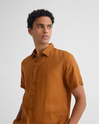 Leyton French Linen Short Sleeve Shirt MENS SHIRTS