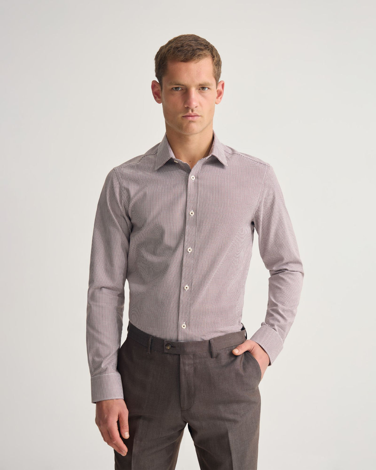 Beckton Slim Fit Cotton Shirt MENS SHIRTS