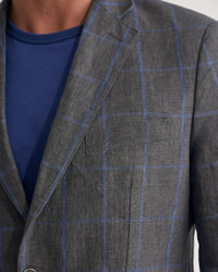 Milton Linen Blazer MENS JACKETS AND COATS