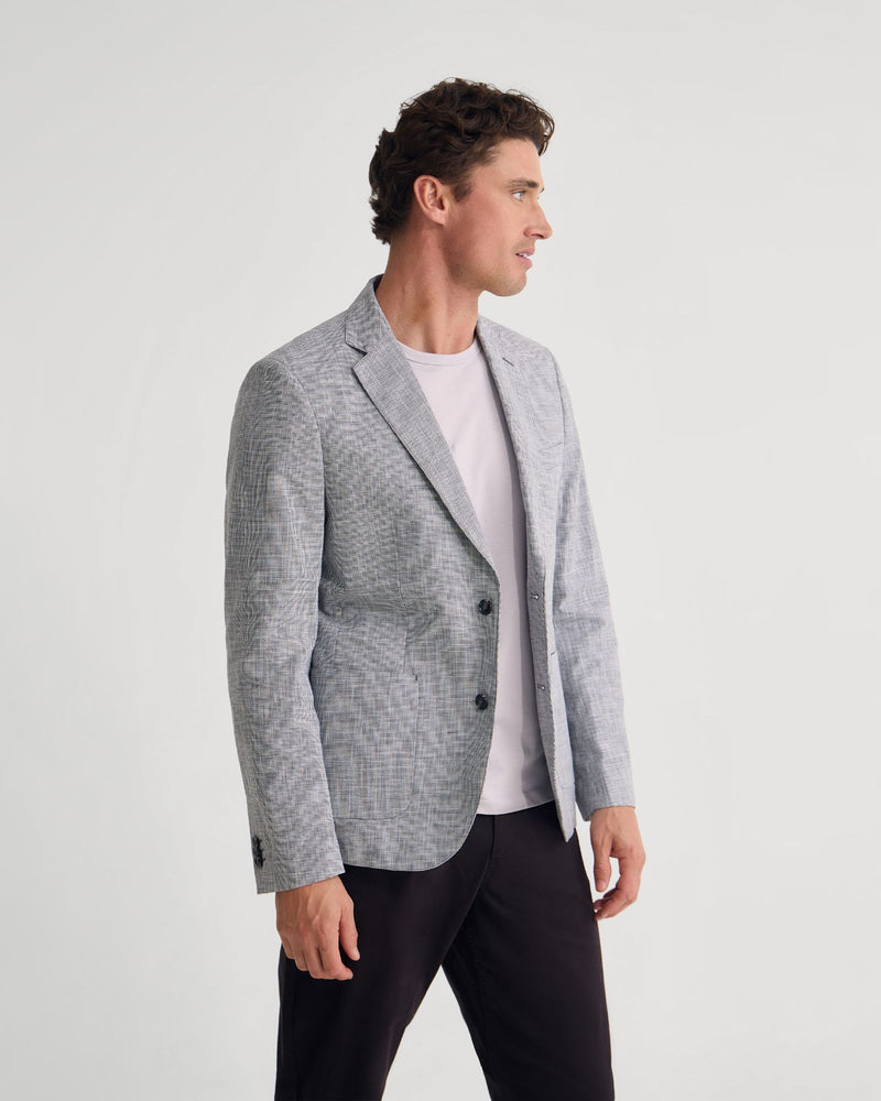 Milton Mini Check Blazer MENS JACKETS AND COATS