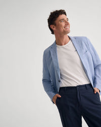 Milton Linen Blend Blazer MENS JACKETS AND COATS