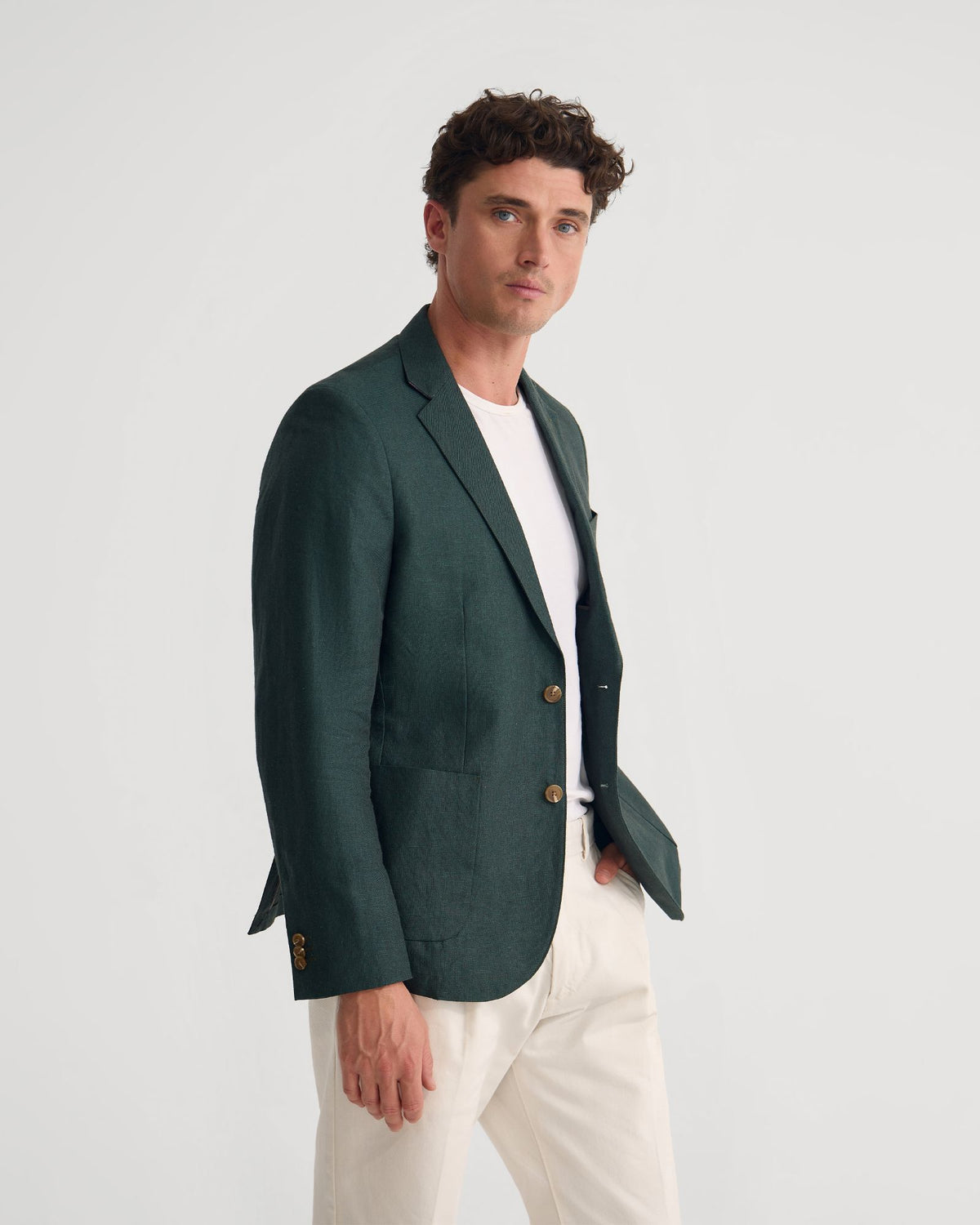 Milton Linen Blend Blazer MENS JACKETS AND COATS