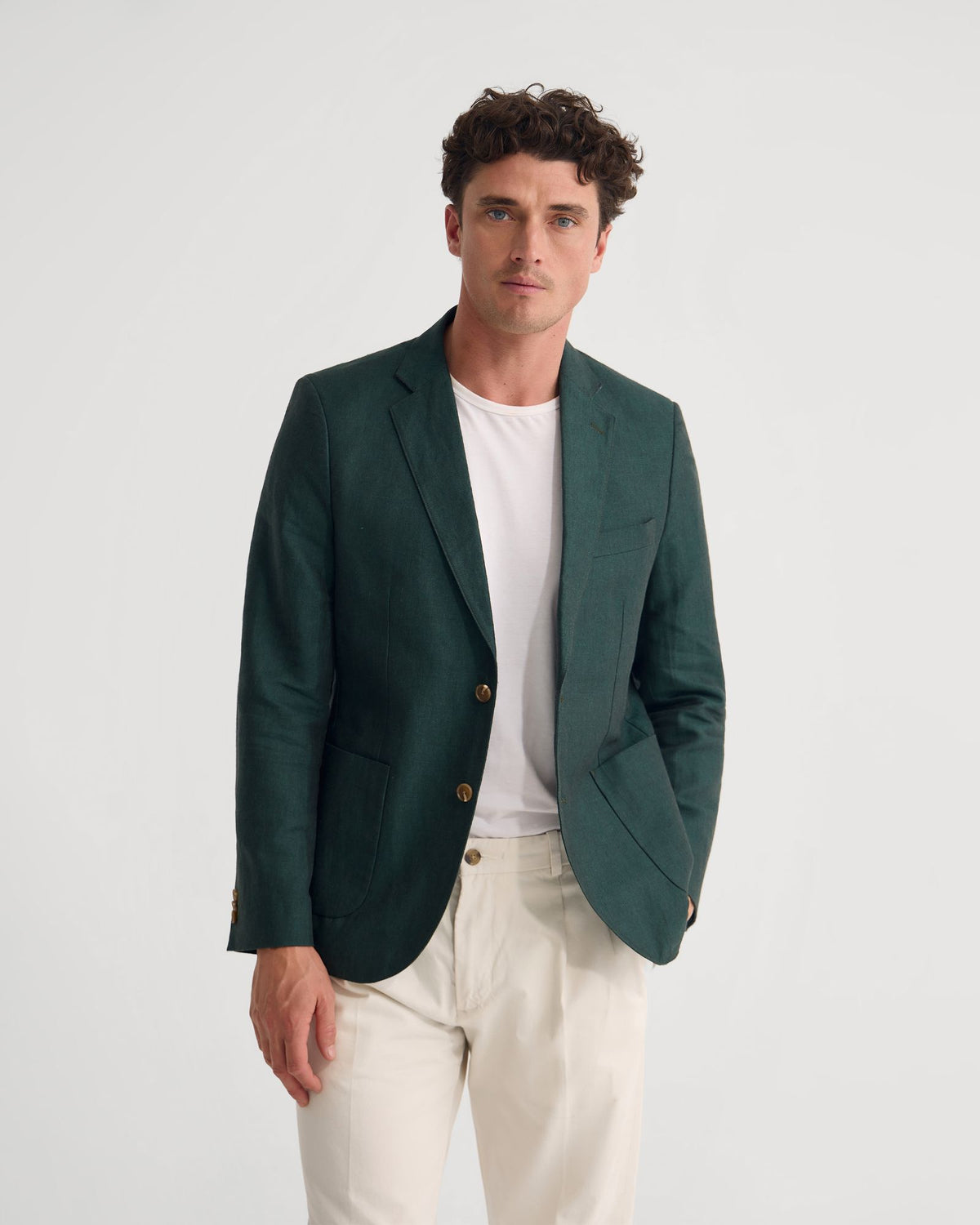 Milton Linen Blend Blazer MENS JACKETS AND COATS