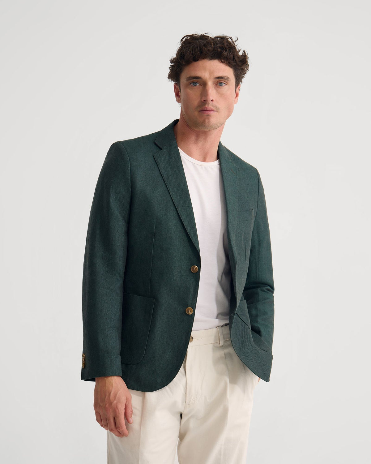 Milton Linen Blend Blazer MENS JACKETS AND COATS