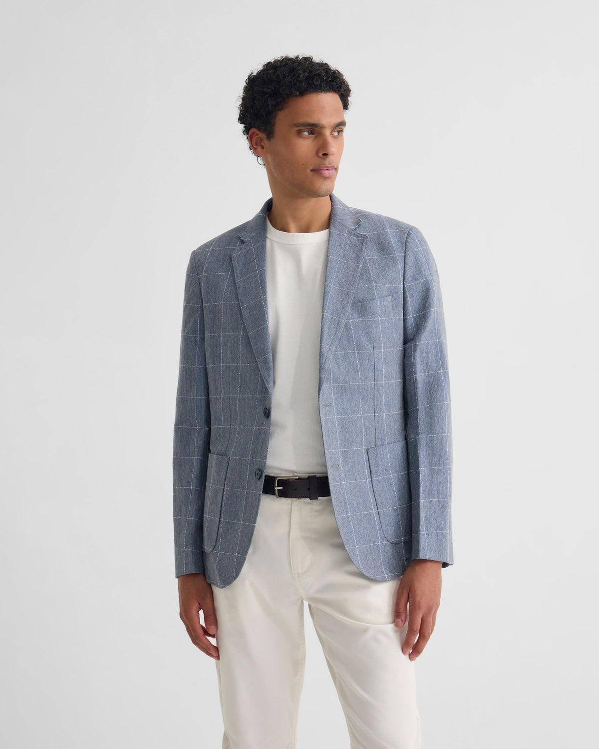 Milton 1/2 Lined Checked Blazer MENS JACKETS AND COATS