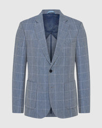 Milton 1/2 Lined Checked Blazer MENS JACKETS AND COATS