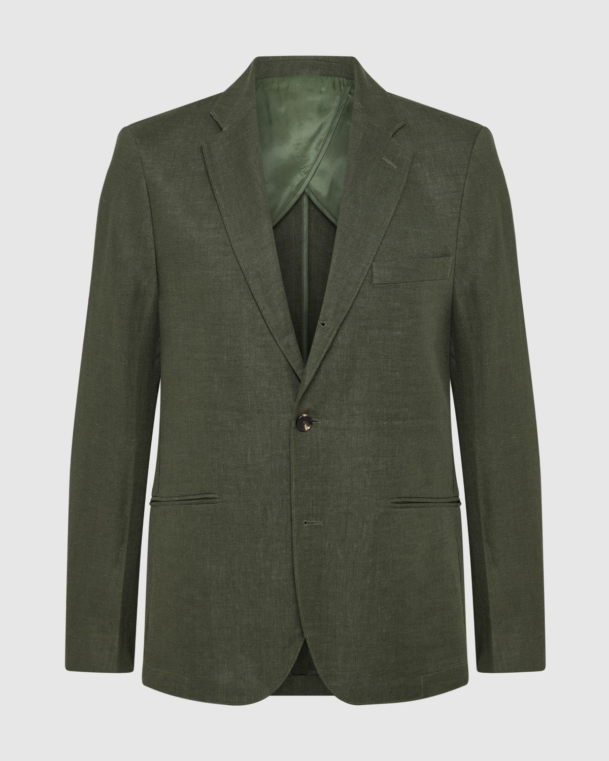 3 Button Linen Milton Blazer MENS JACKETS AND COATS