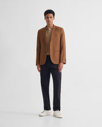 3 Button Linen Milton Blazer MENS JACKETS AND COATS