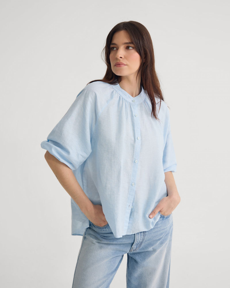 Annika Washed Linen Shirt WOMENS SUITS JKTS COATS