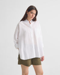 Erika Washed Casual Linen Shirt