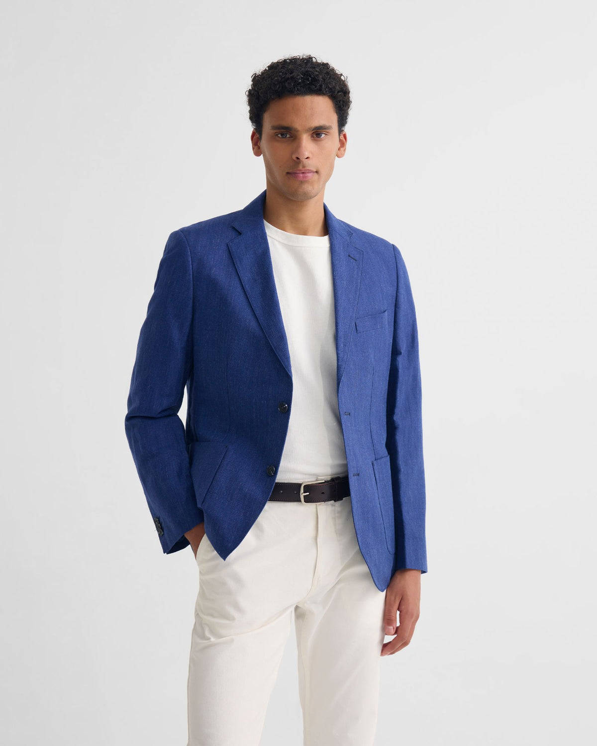 Milton Linen Blend Blazer MENS JACKETS AND COATS