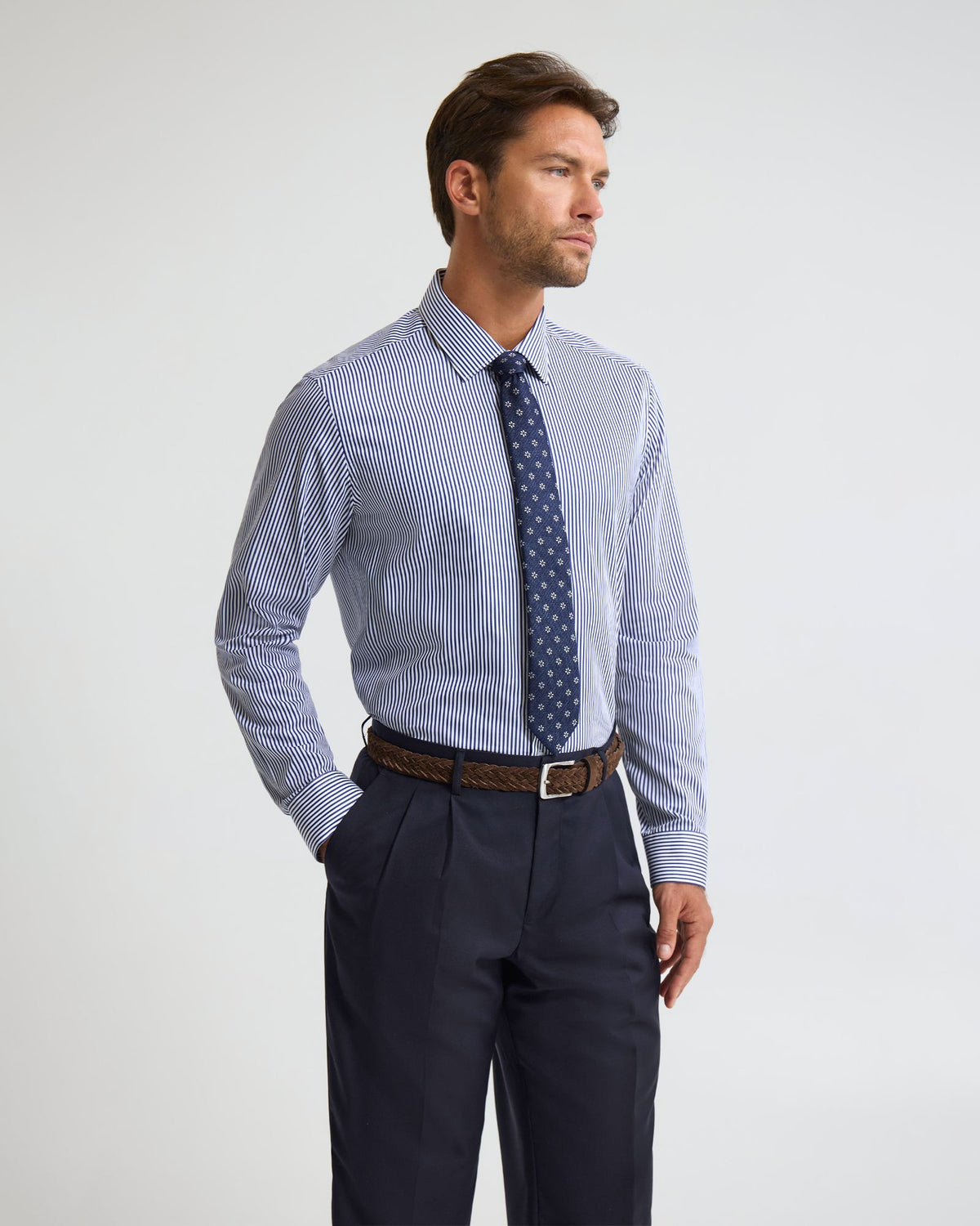Beckton Stripe Slim Fit Luxury Shirt MENS SHIRTS