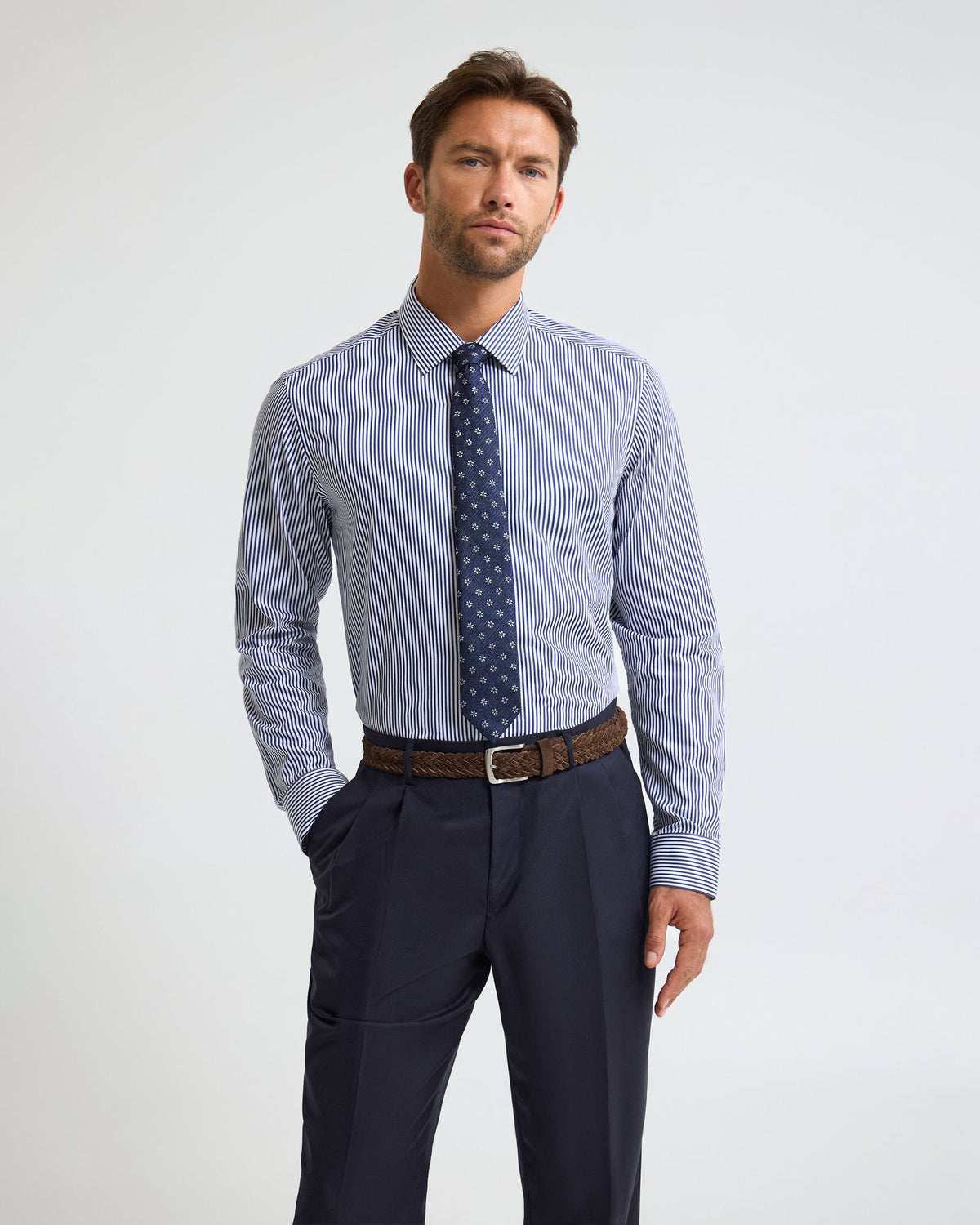 Beckton Stripe Slim Fit Luxury Shirt MENS SHIRTS