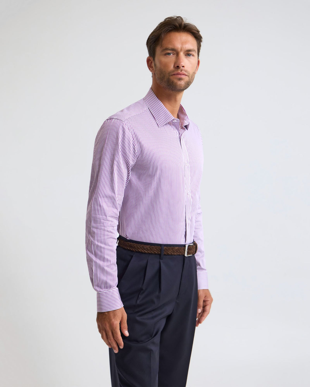 Beckton Stripe Slim Fit Luxury Shirt MENS SHIRTS