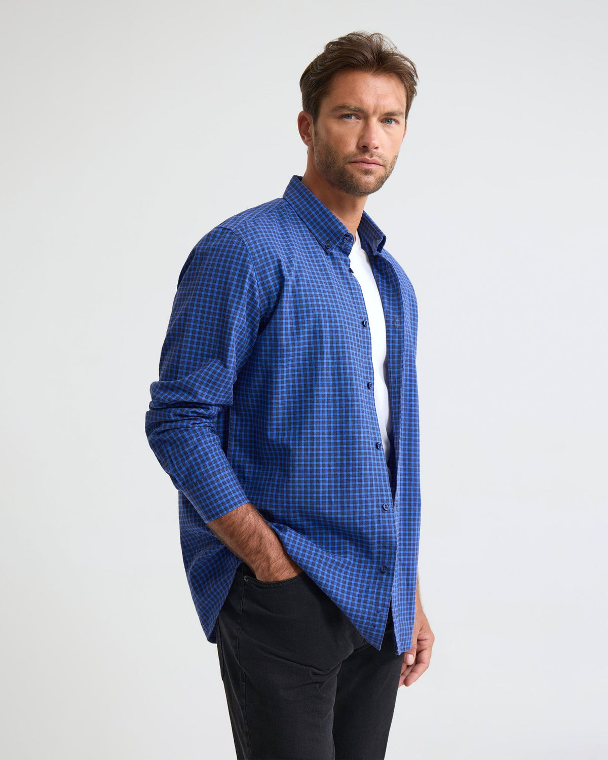 Holloway Brushed Check Shirt MENS SHIRTS