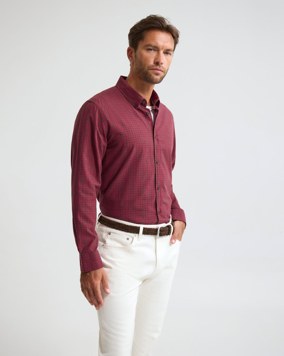 Holloway Brushed Check Shirt MENS SHIRTS