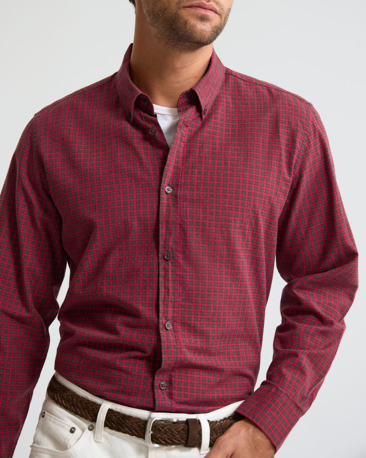 Holloway Brushed Check Shirt MENS SHIRTS