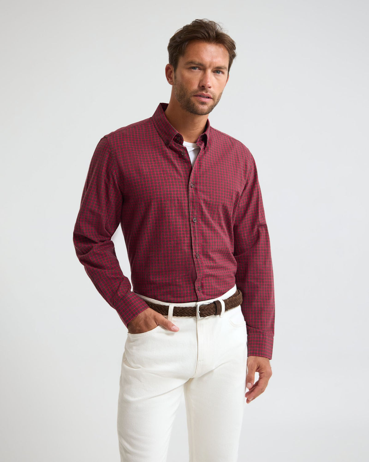 Holloway Brushed Check Shirt MENS SHIRTS
