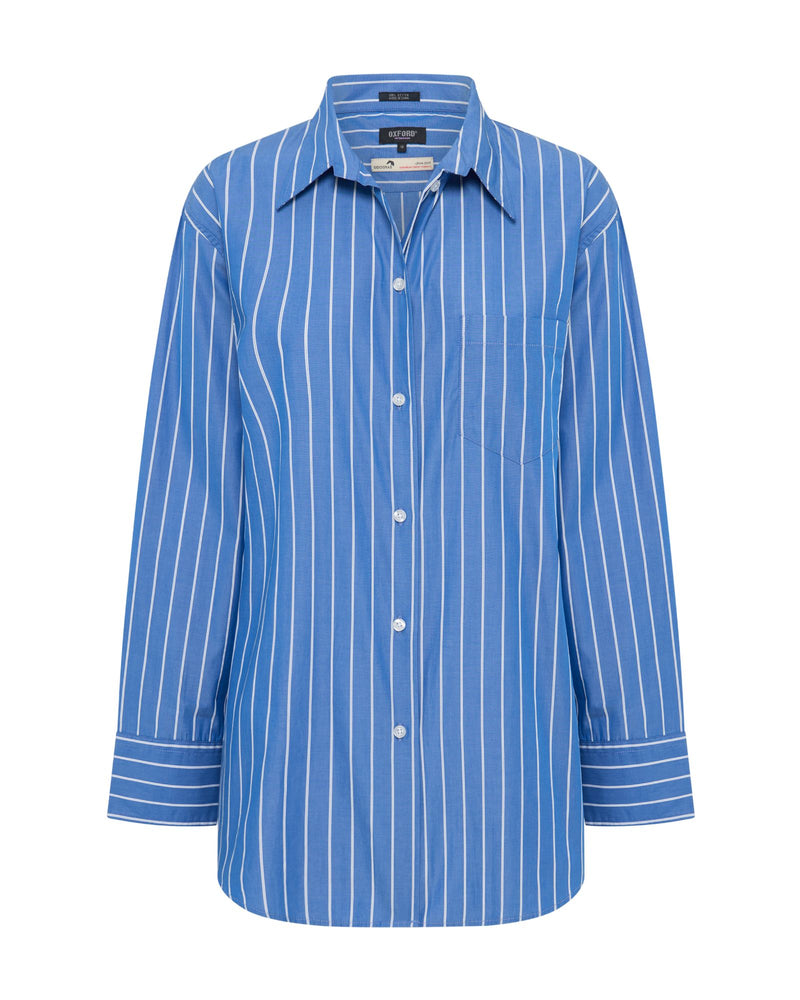 Hailey Striped Euro Fabric Shirt WOMENS SHIRTS