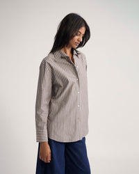 Hailey Striped Euro Fabric Shirt WOMENS SHIRTS