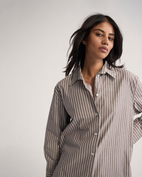 Hailey Striped Euro Fabric Shirt WOMENS SHIRTS