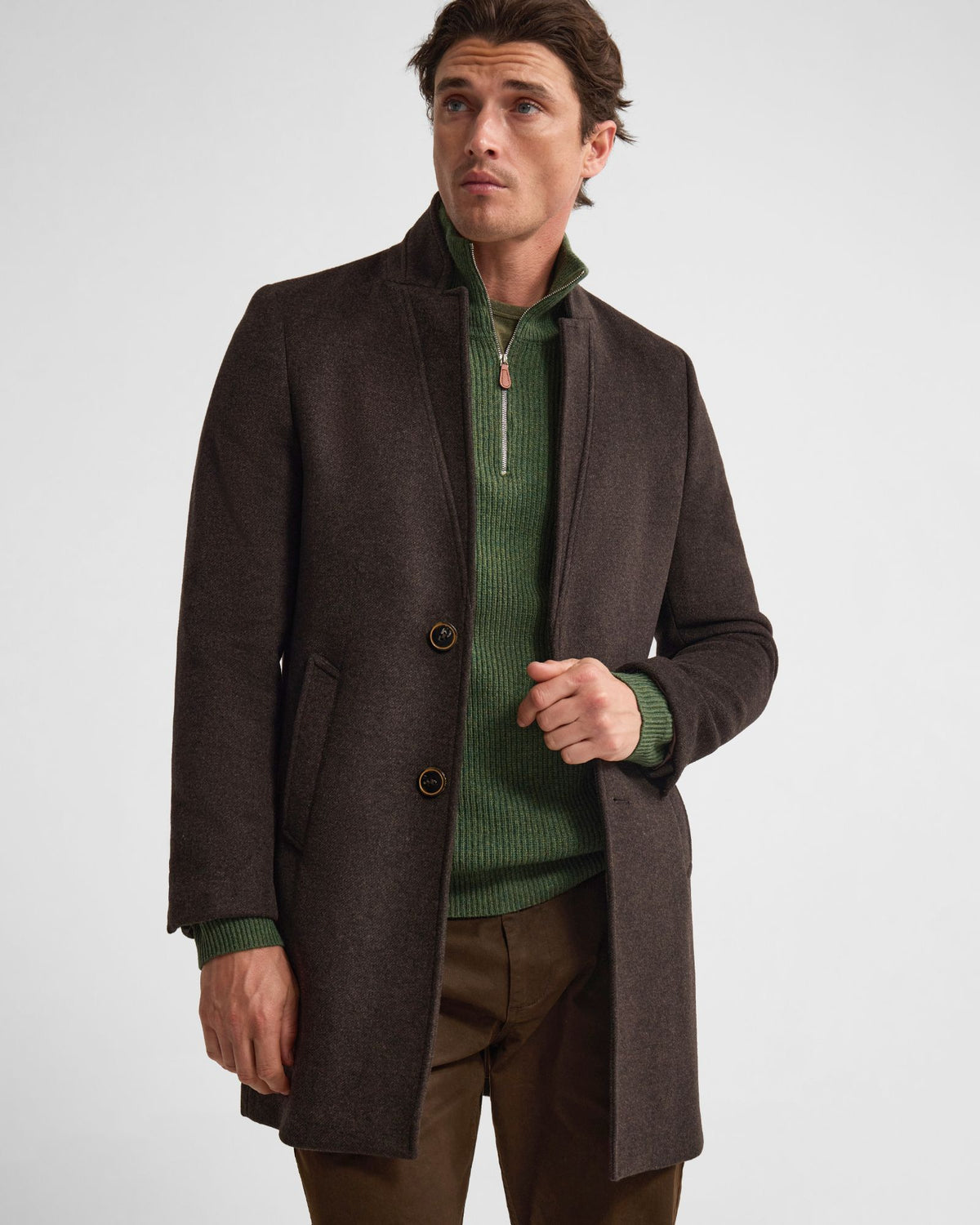 Austin Wool Rich Coat MENS JACKETS AND COATS