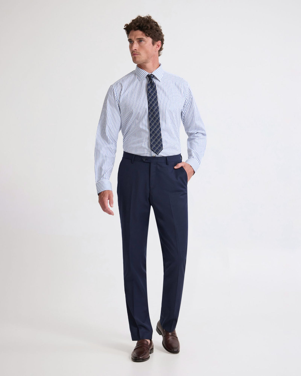 Islington Classic Fit Stripe Shirt MENS SHIRTS