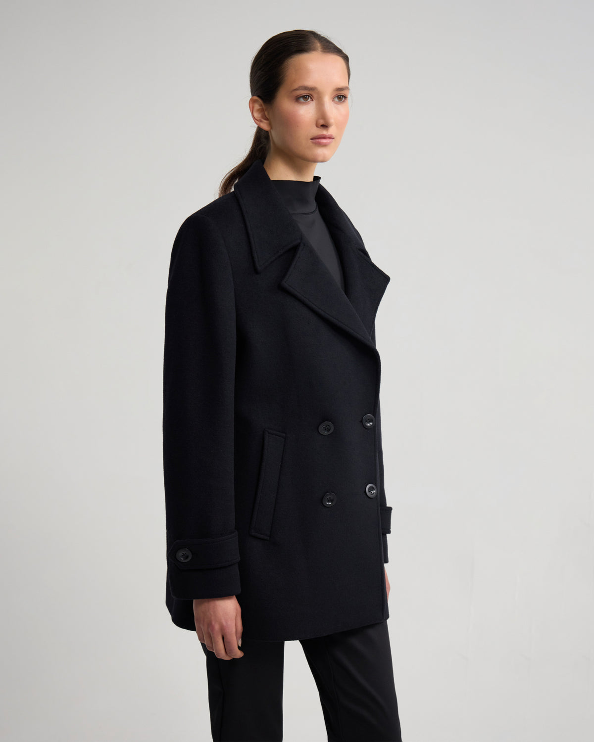Avril Wool Pea Coat WOMENS SUITS JKTS COATS