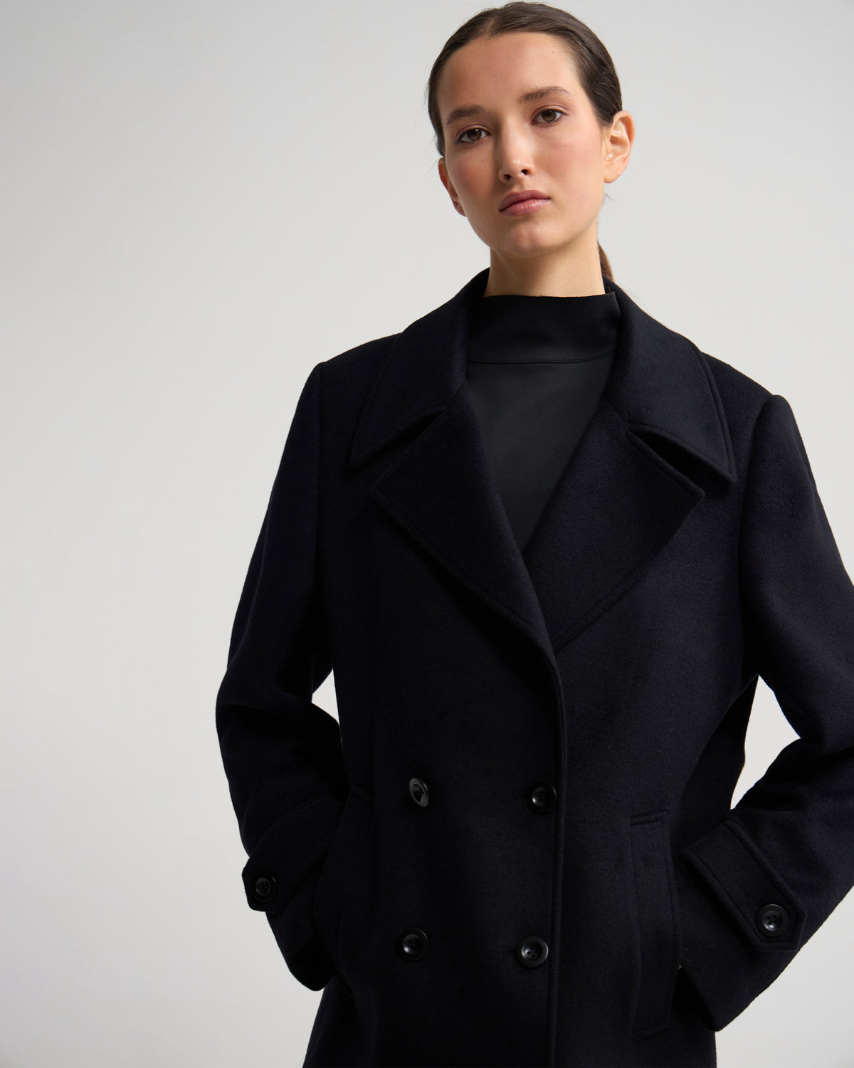 Avril Wool Pea Coat WOMENS SUITS JKTS COATS