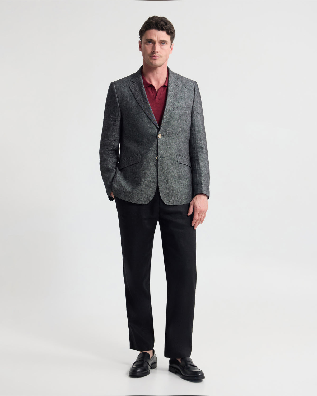 Blake Linen Blazer MENS JACKETS AND COATS