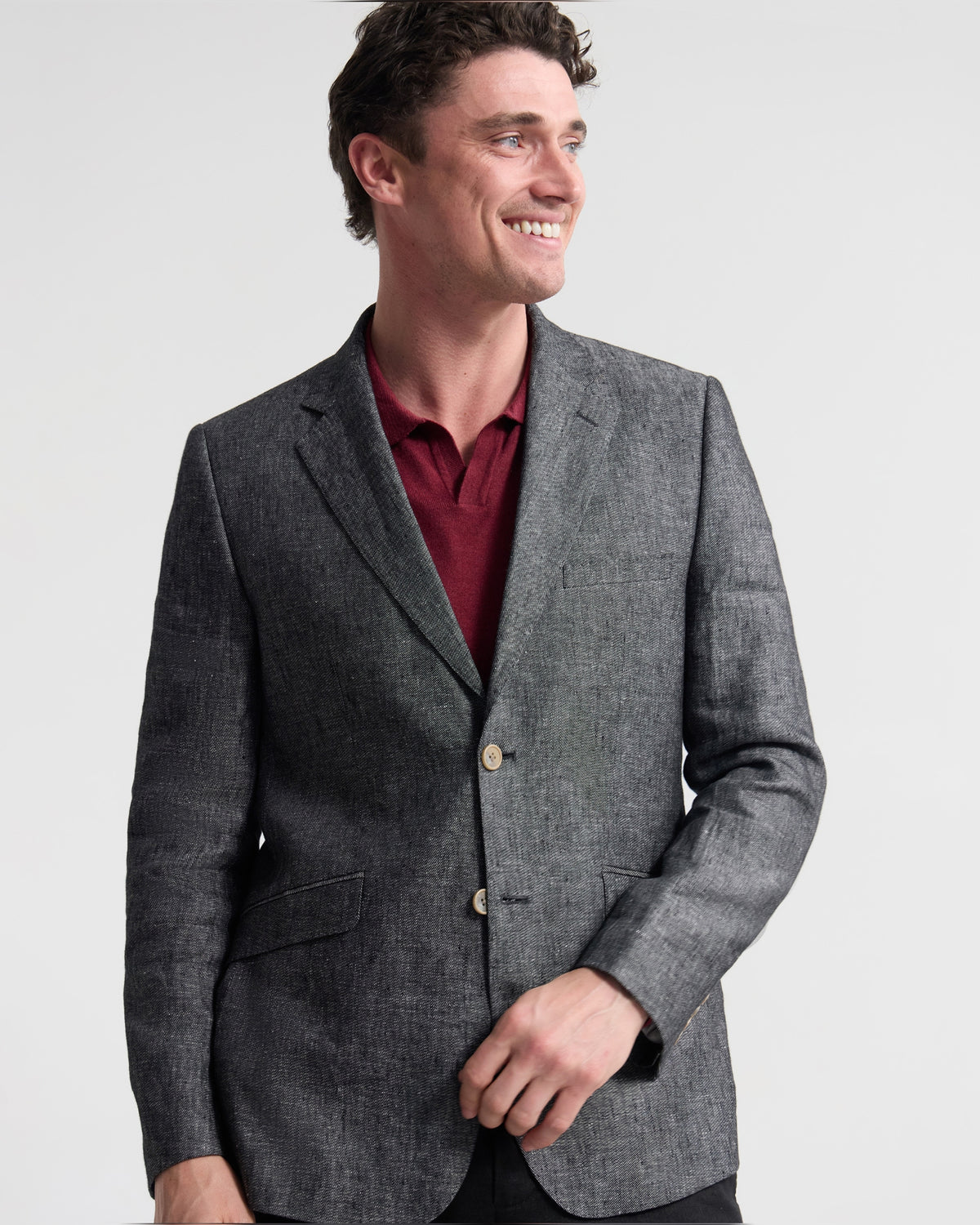 Blake Linen Blazer MENS JACKETS AND COATS