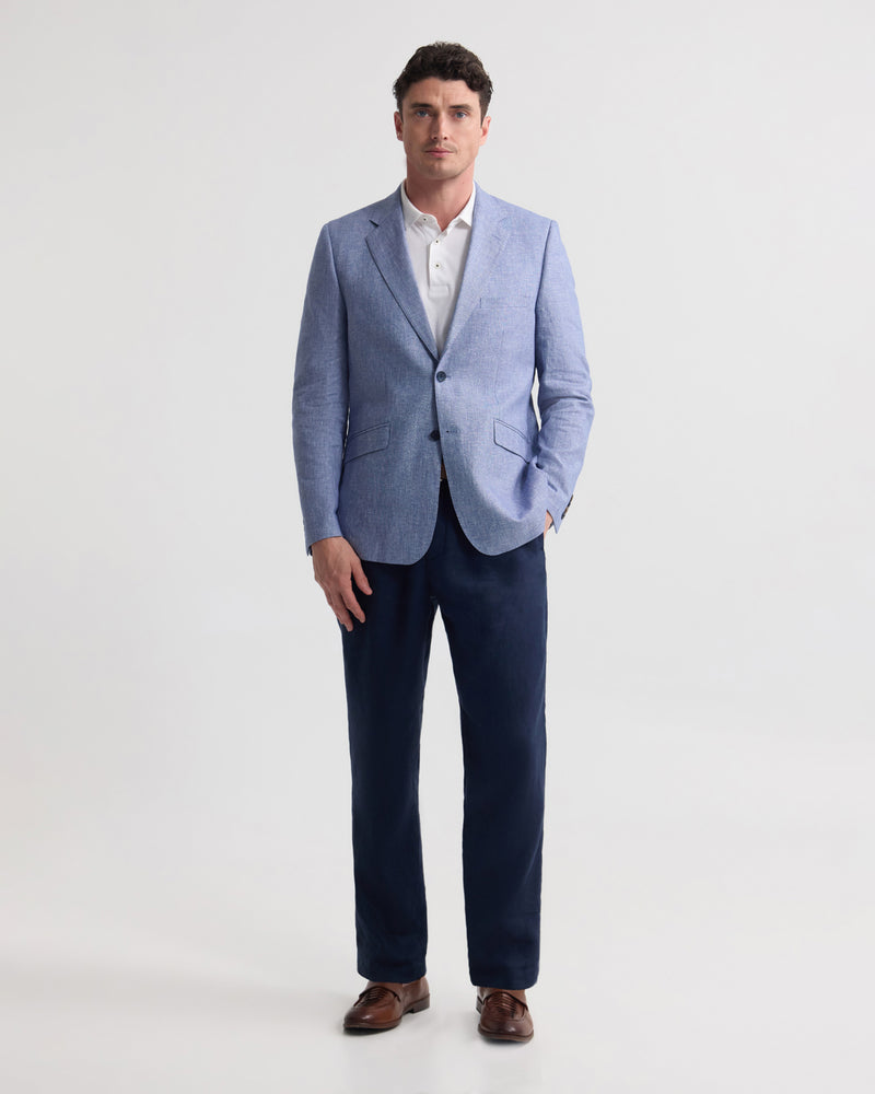 Blake Linen And Cotton Blazer