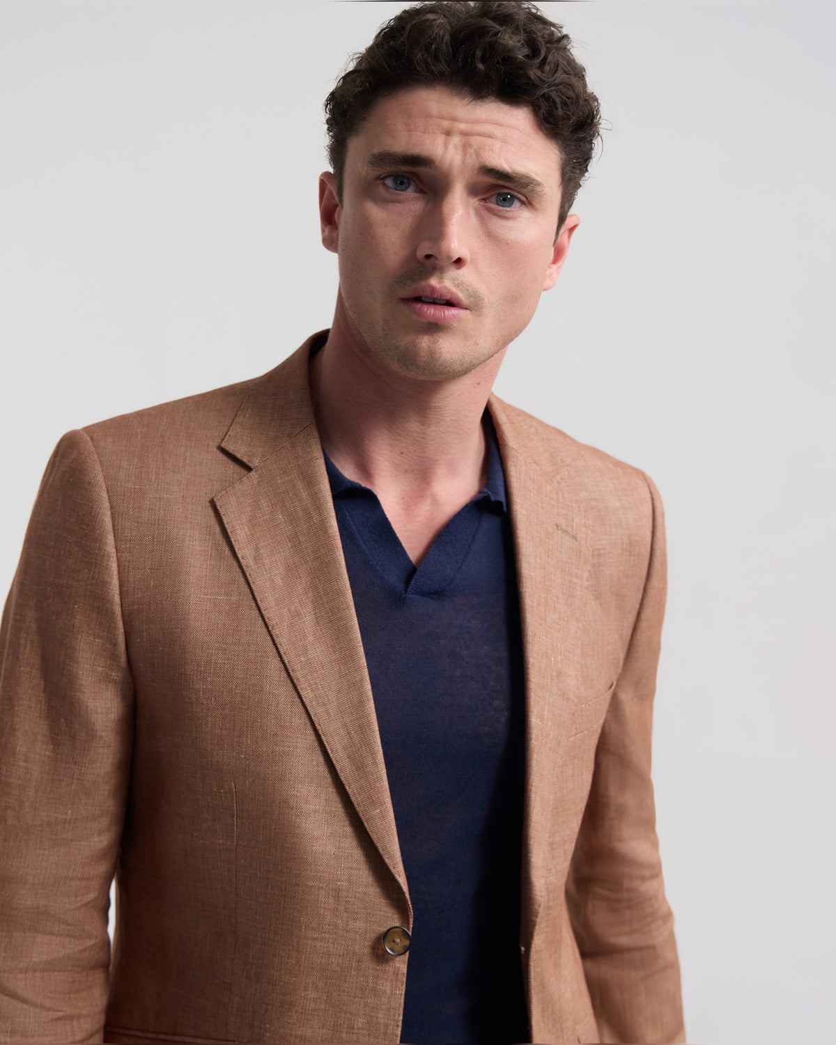 Blake Linen And Cotton Blazer MENS JACKETS AND COATS
