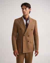 Hardy Double Breasted Linen Jacket MENS JACKETS AND COATS